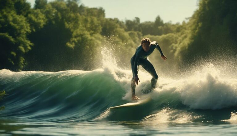 riding waves on rivers